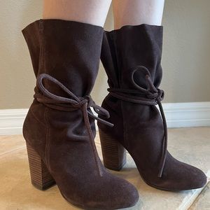 Urban Outfitters ECOTE Brown Suede Slouch Boots size 9